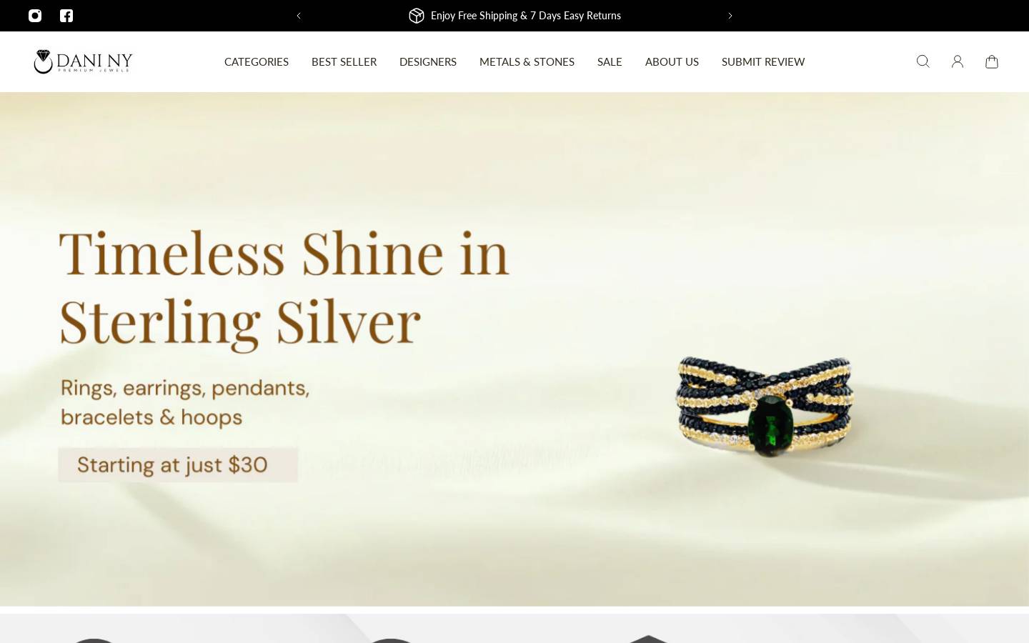 daniny.com homepage screenshot