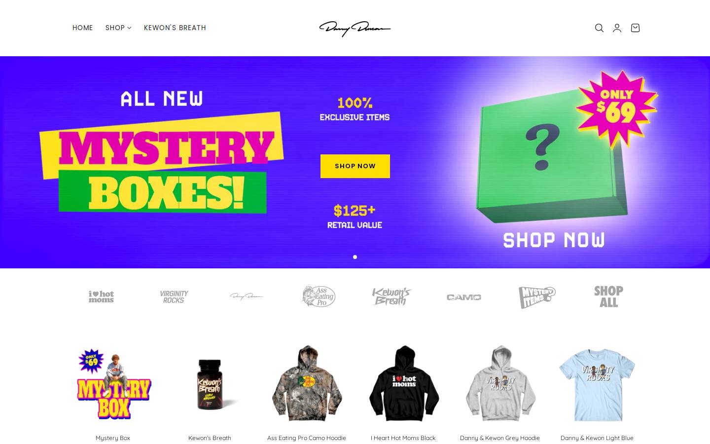 dannyduncan69.com homepage screenshot