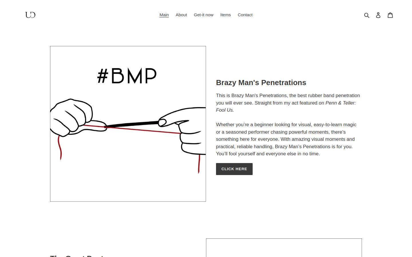 dannyurbanus.com homepage screenshot