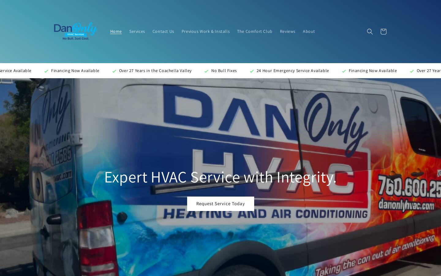 danonlyac.com homepage screenshot