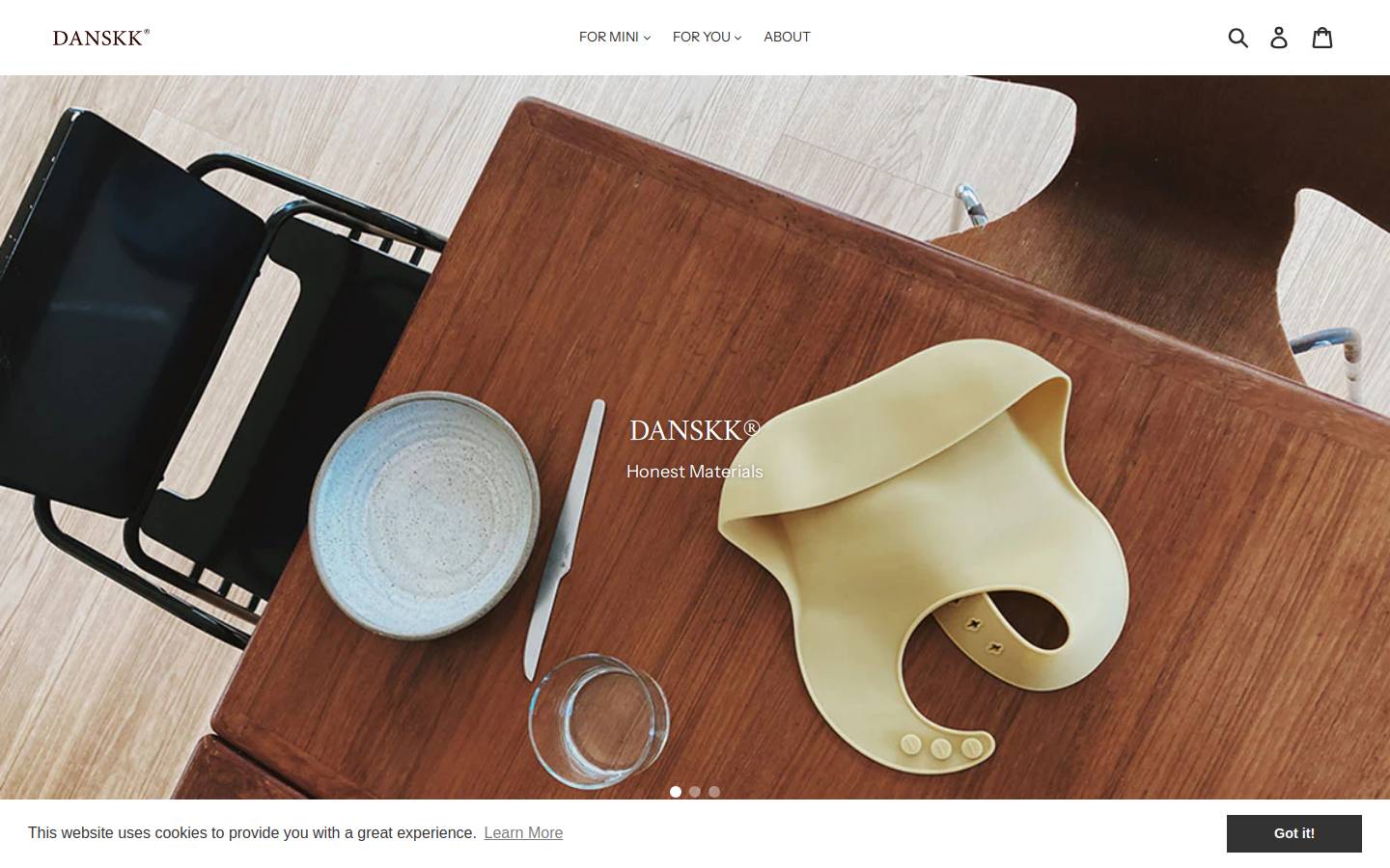 danskk.dk homepage screenshot