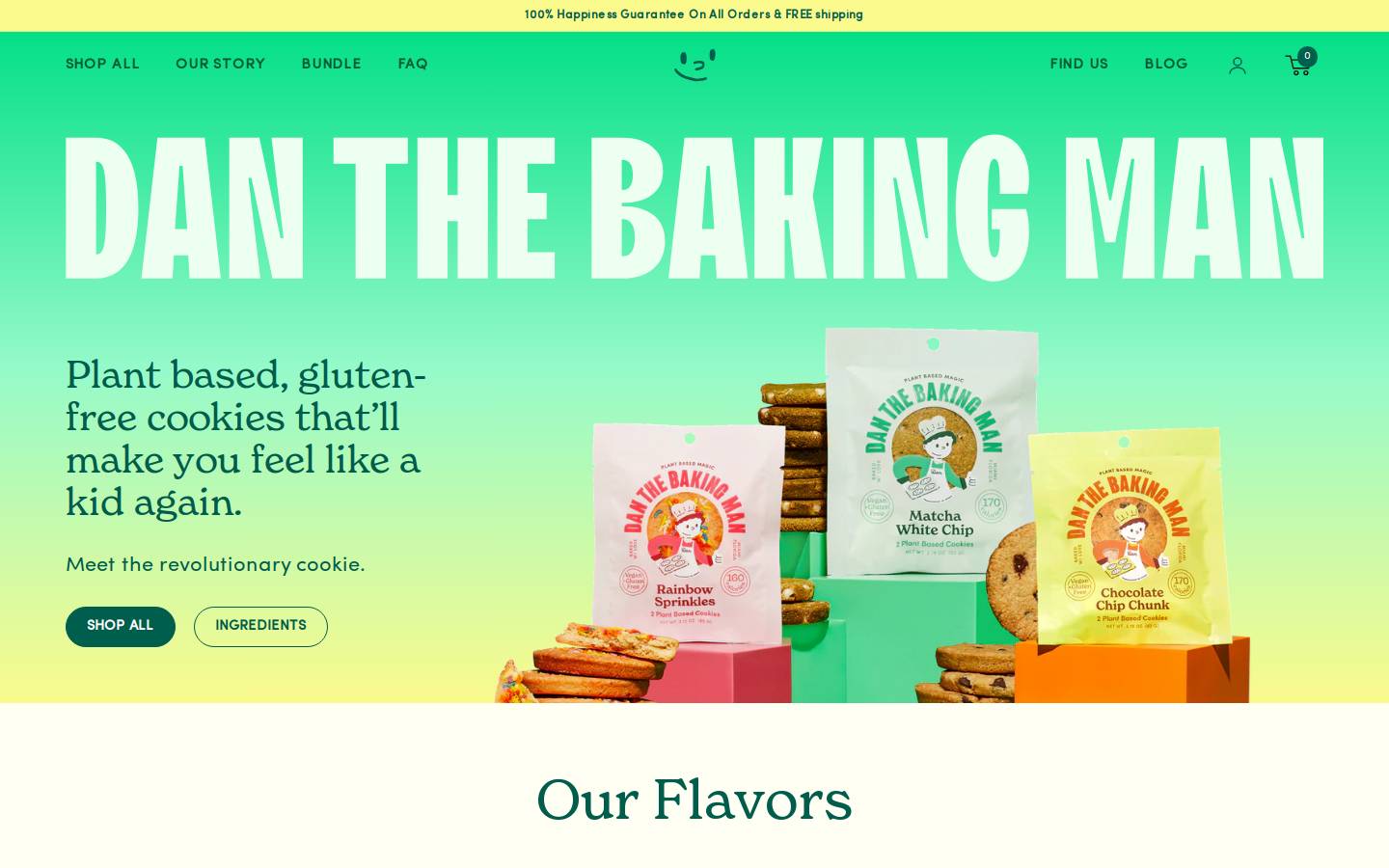 danthebakingman.com homepage screenshot