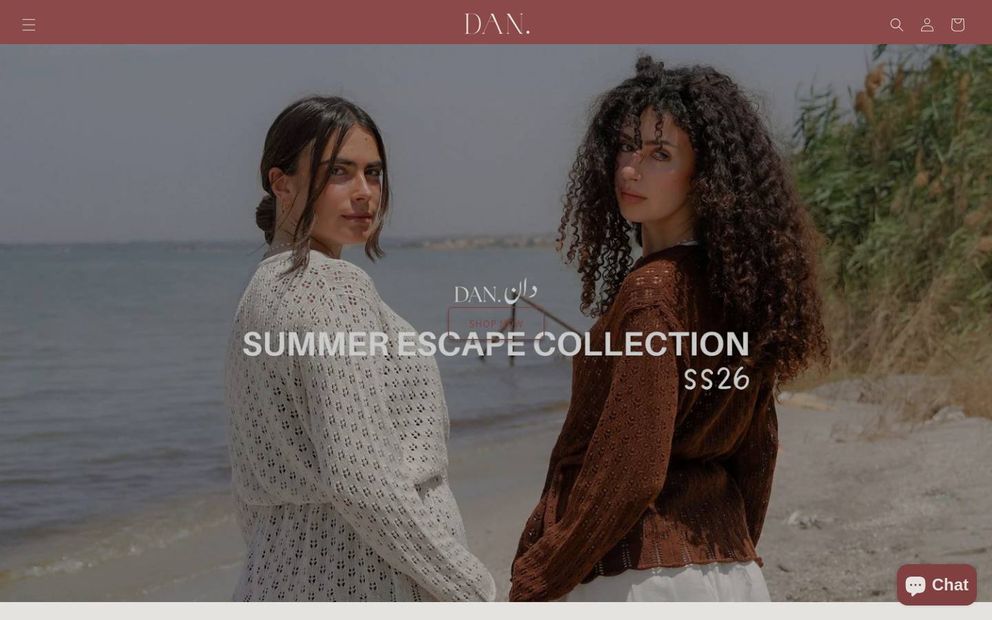 danthelabel.com homepage screenshot