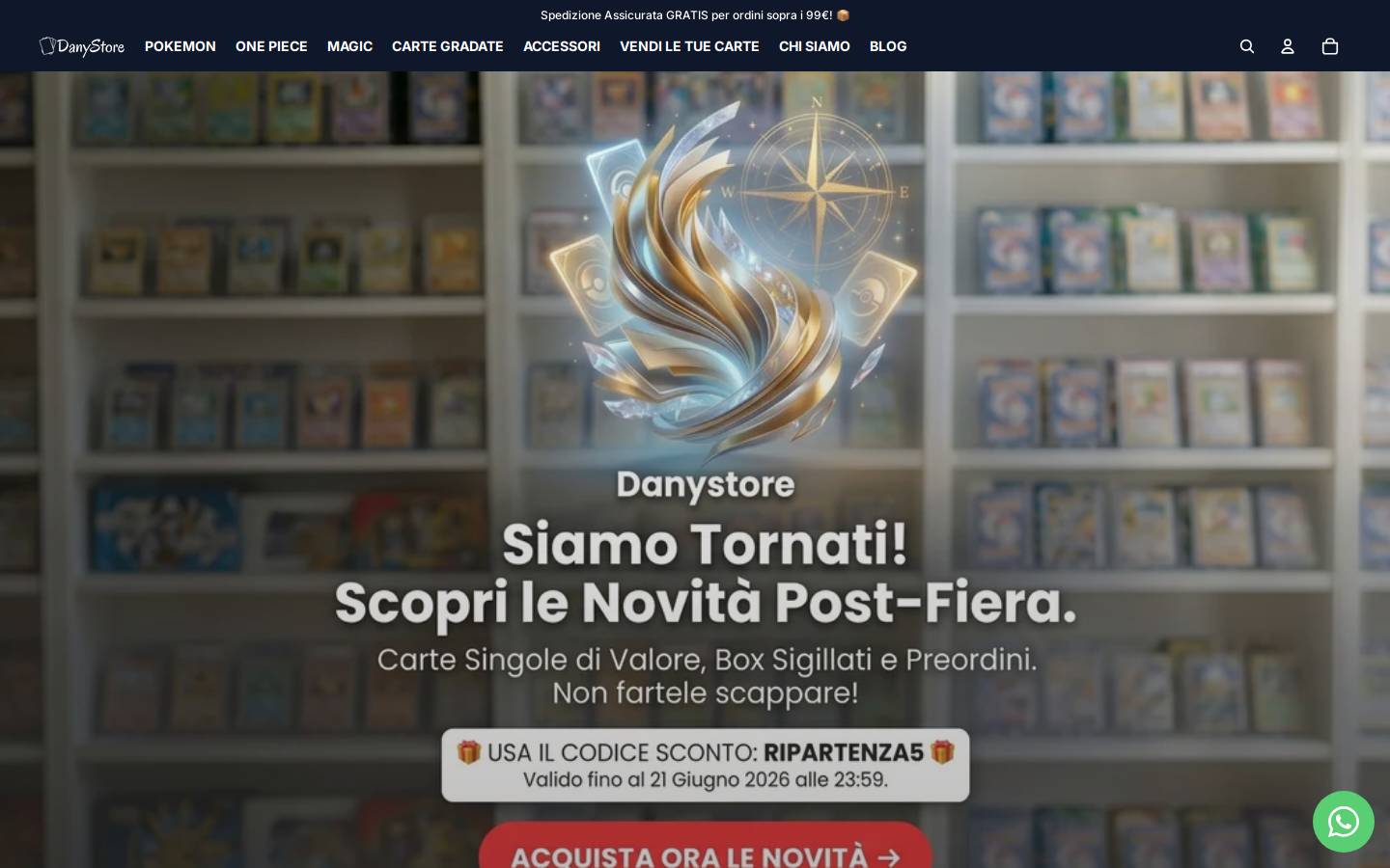 Danystore homepage screenshot