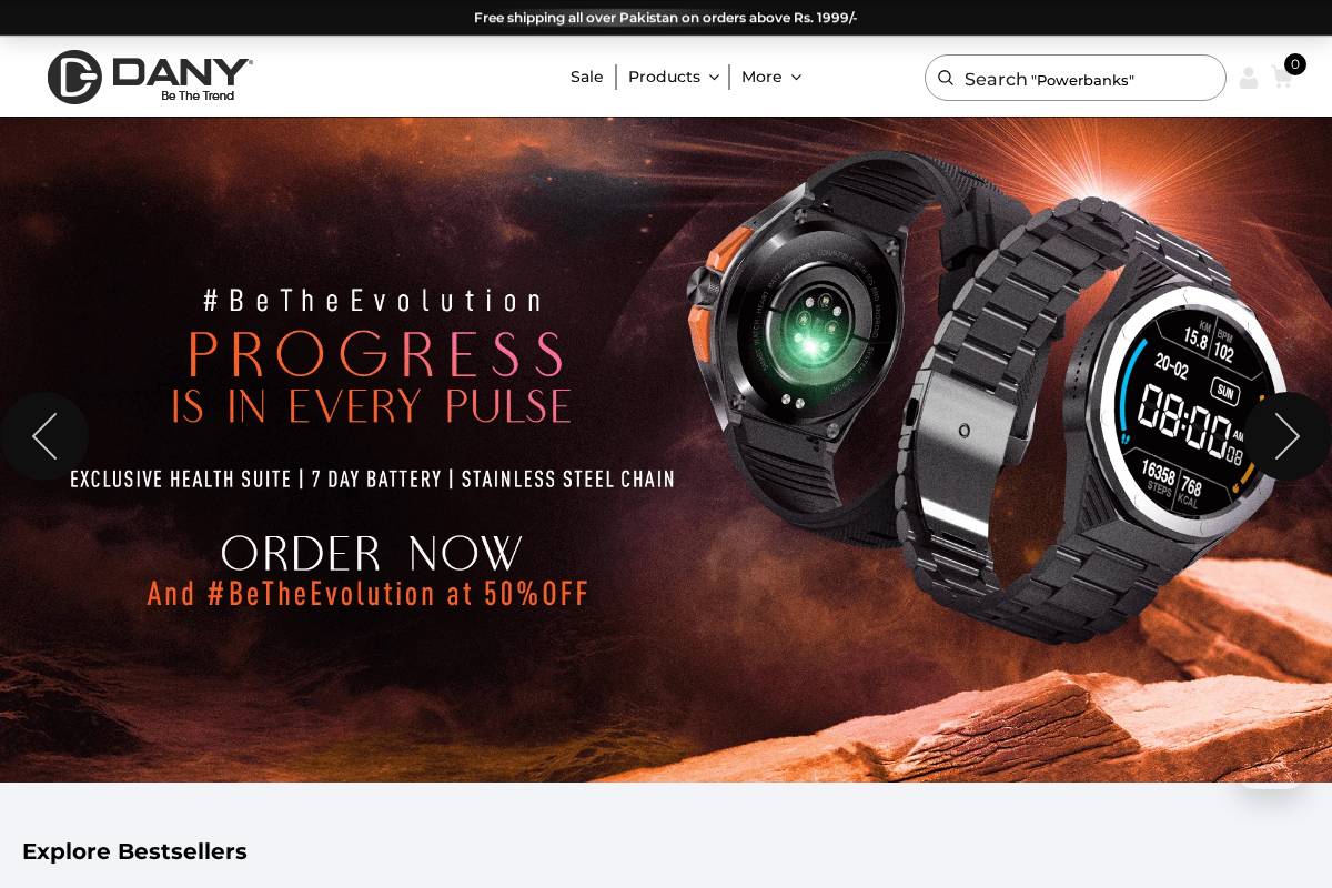 danytech.com.pk homepage screenshot