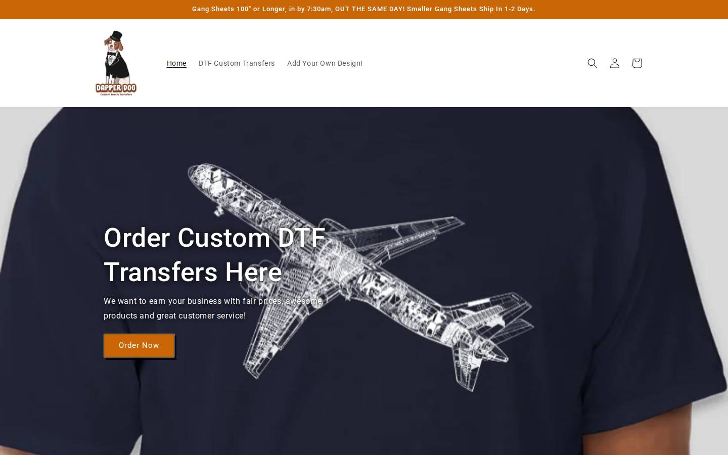 dapperdogdtf.com homepage screenshot