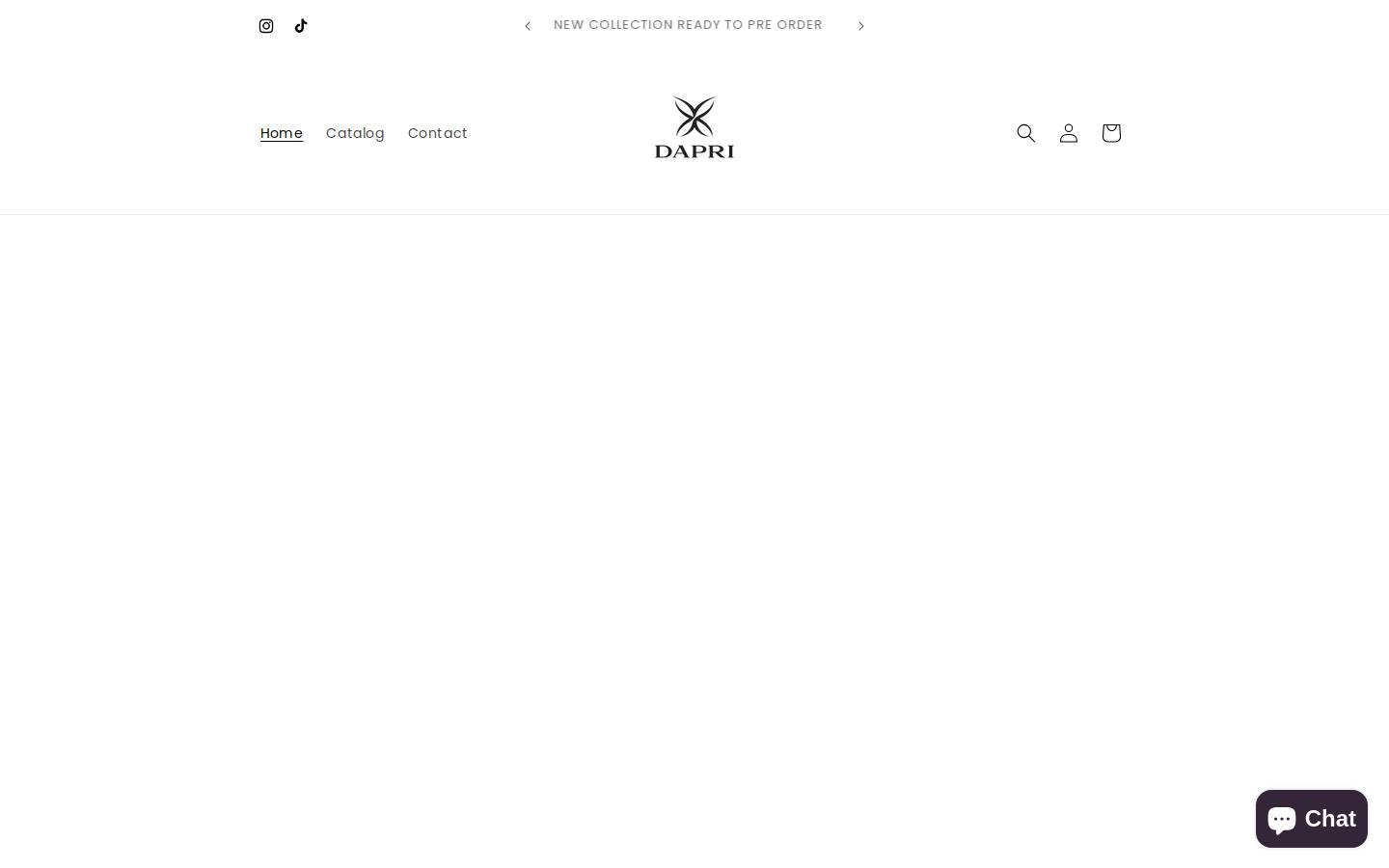 dapriessentials.shop homepage screenshot