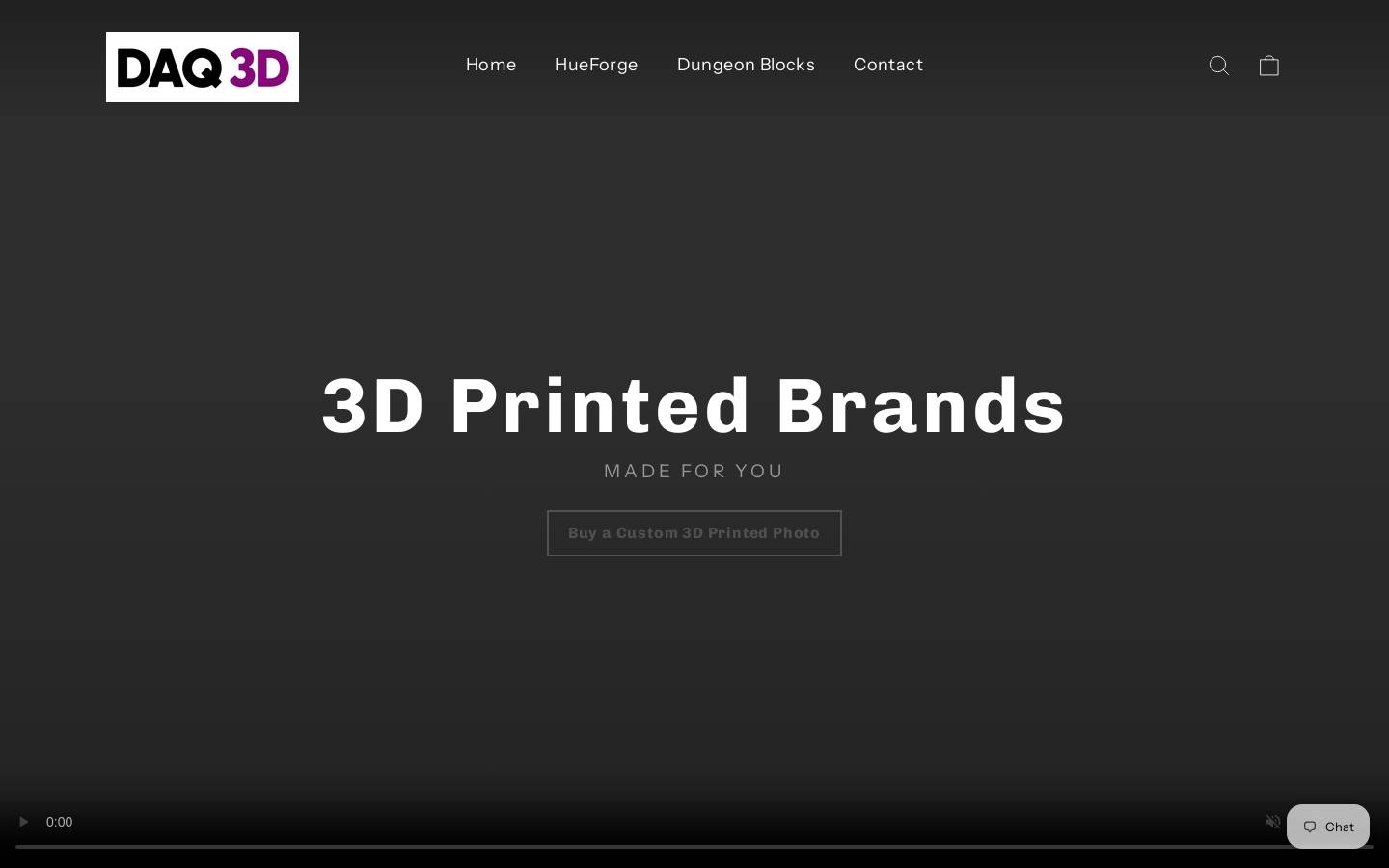 daq3d.com homepage screenshot