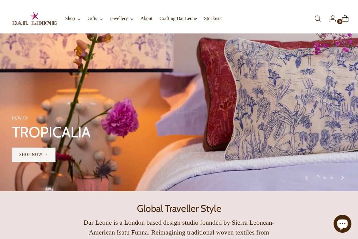 Dar Leone homepage screenshot