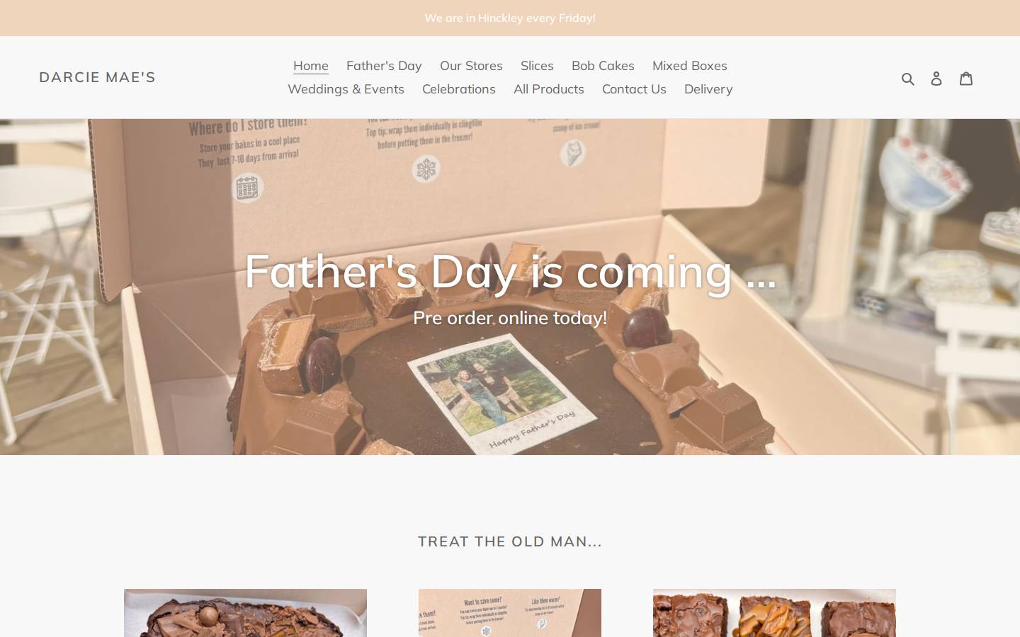 darciemaes.com homepage screenshot