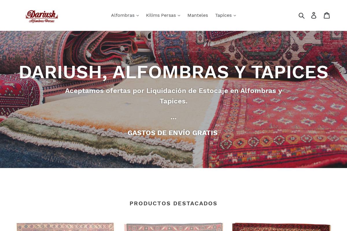 dariush.es homepage screenshot