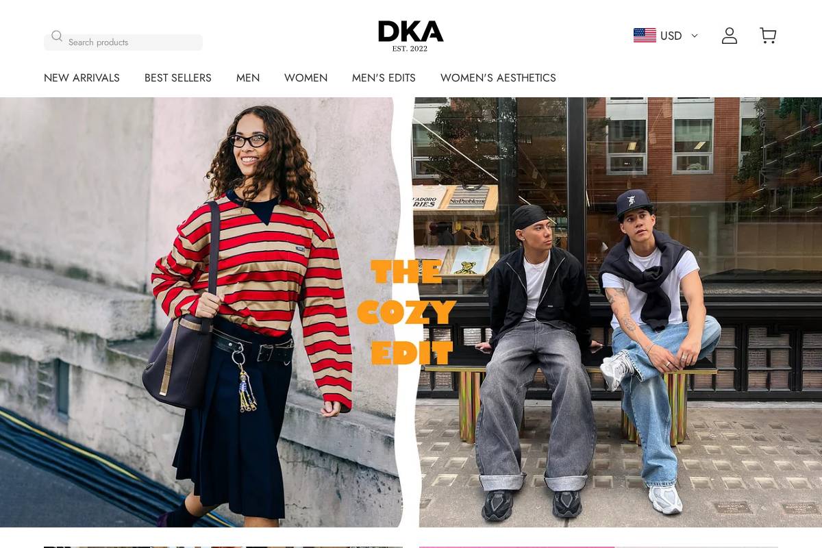 Darkacademias homepage screenshot