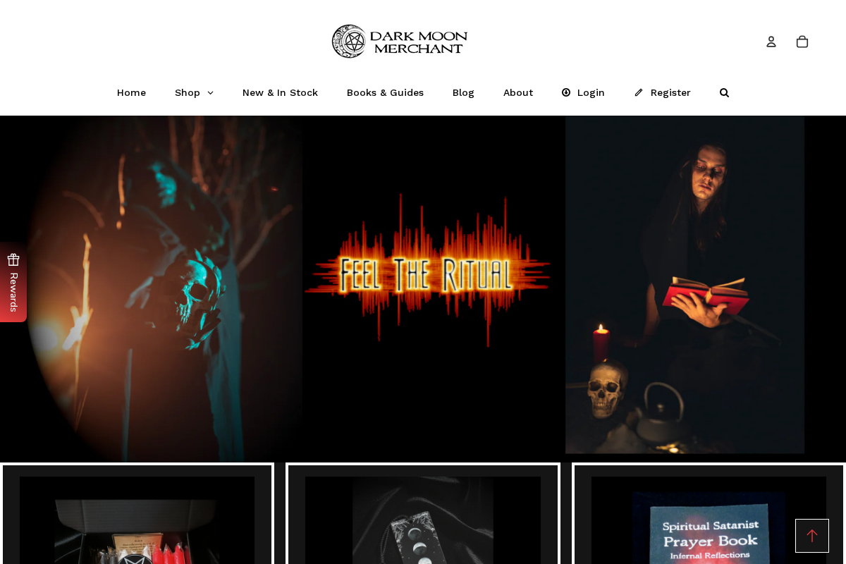 darkmoonmerchant.net homepage screenshot