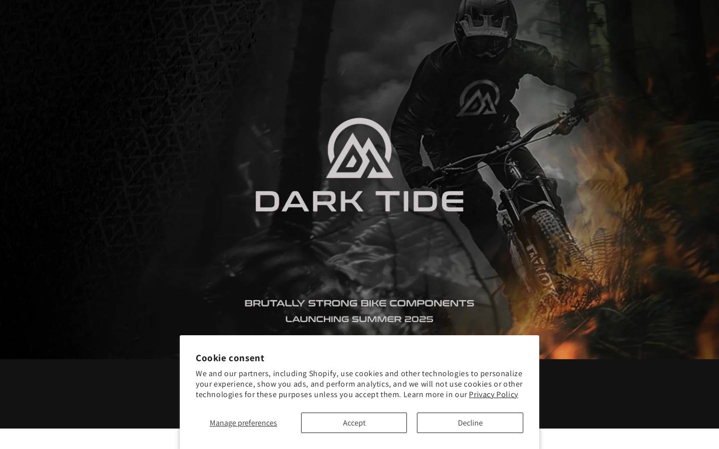 darktideusa.com homepage screenshot