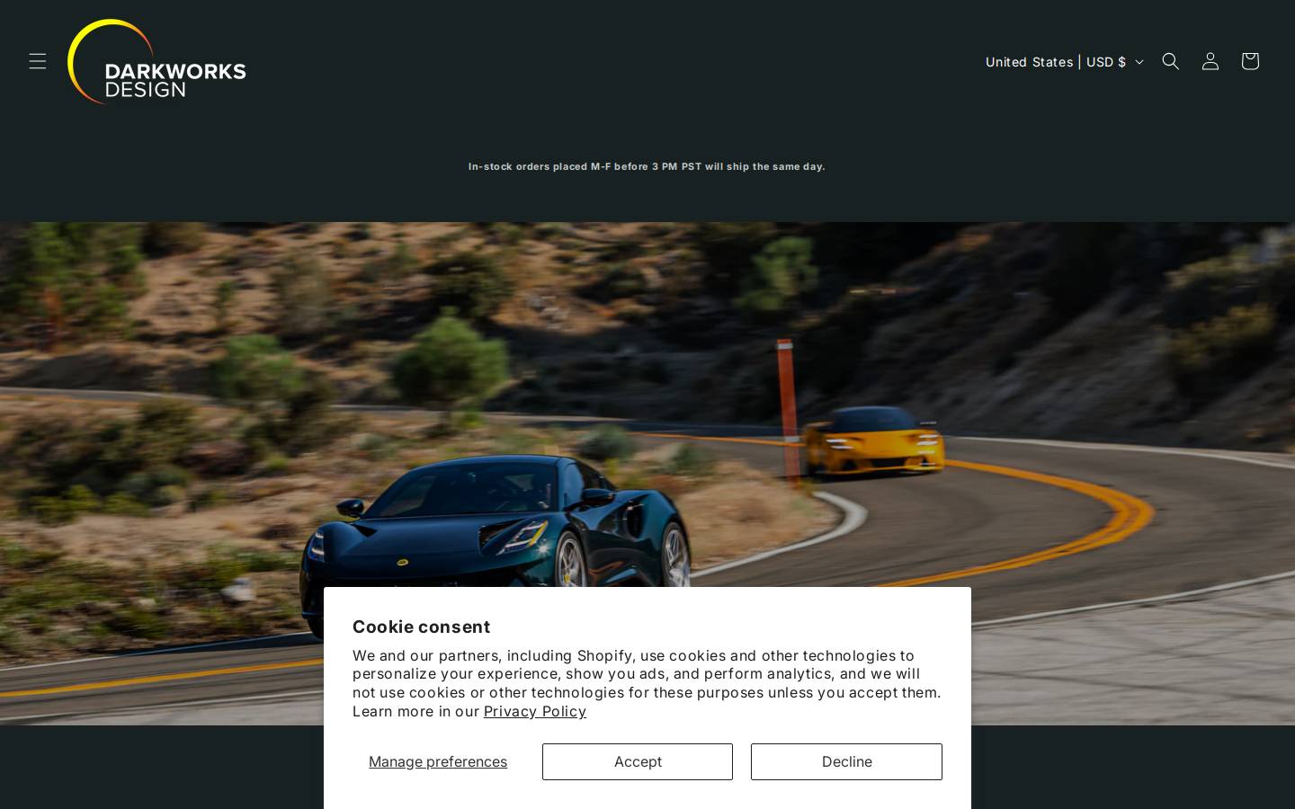 darkworks-design.com homepage screenshot