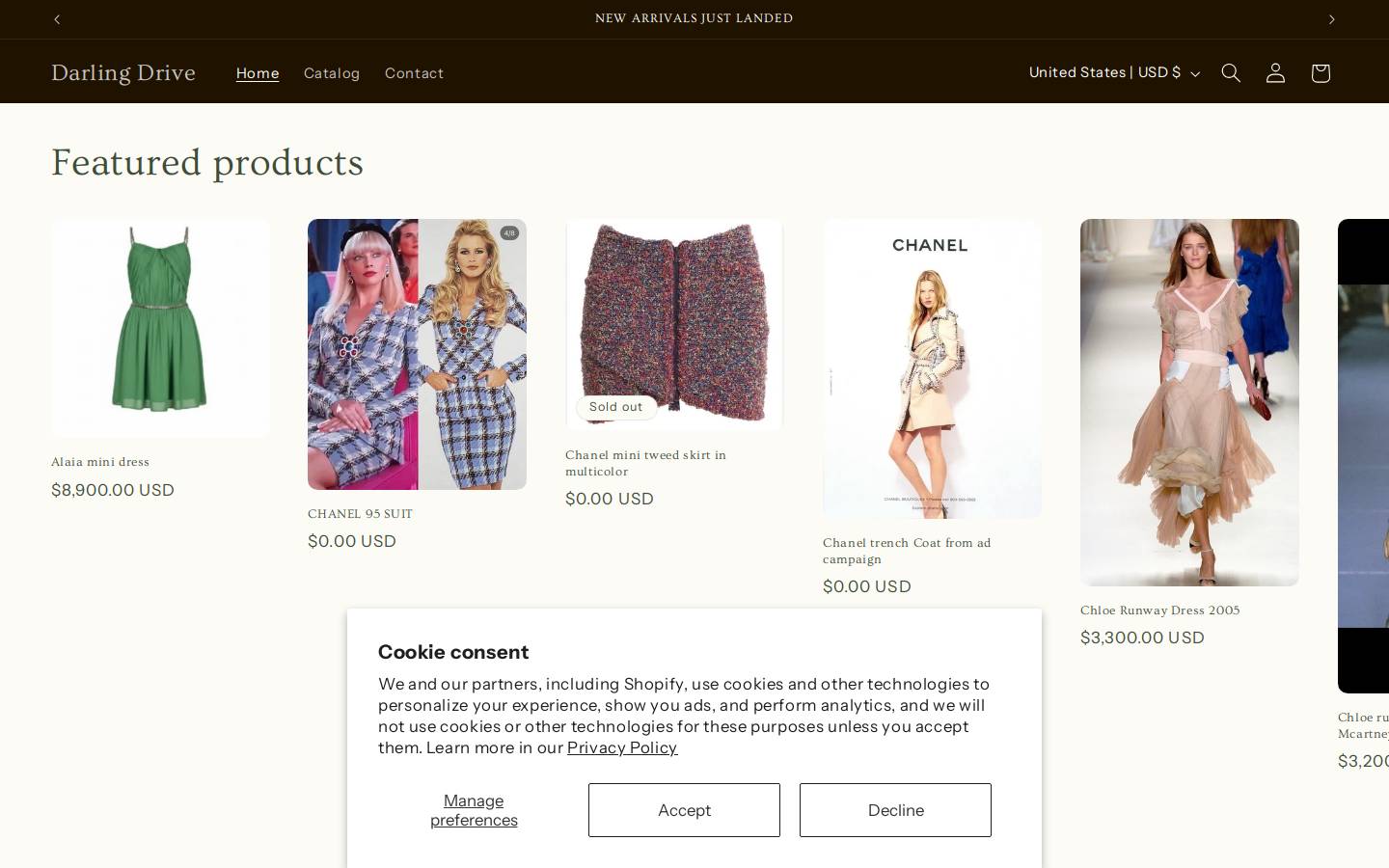 darlingdrive.com homepage screenshot