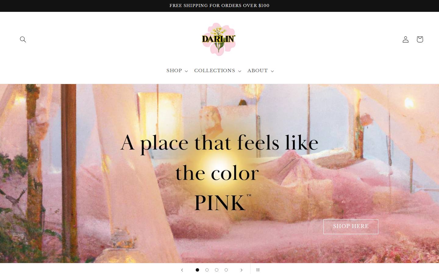 darlinprimrose.com homepage screenshot