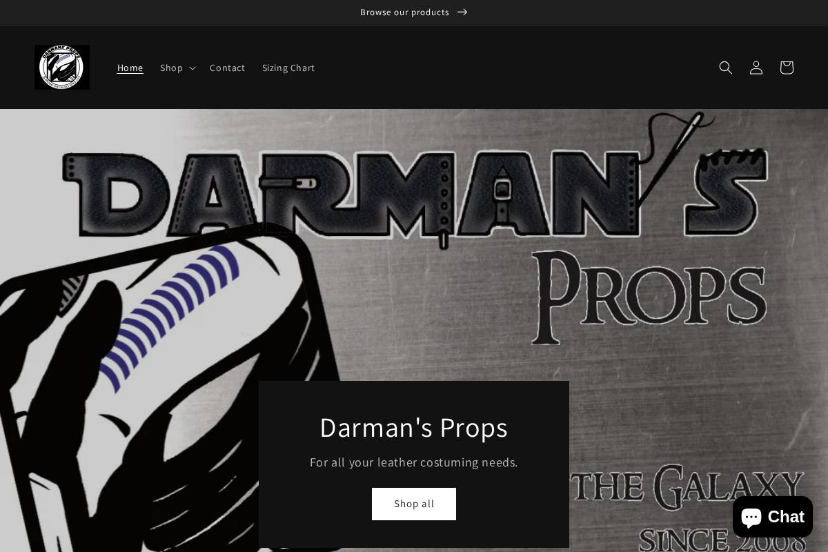 darmansprops.com homepage screenshot