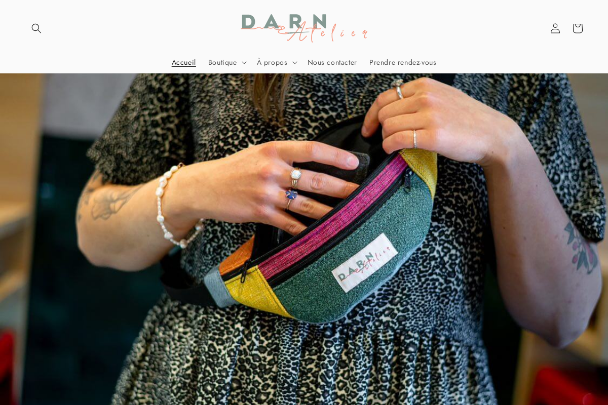 DARN Atelier homepage screenshot