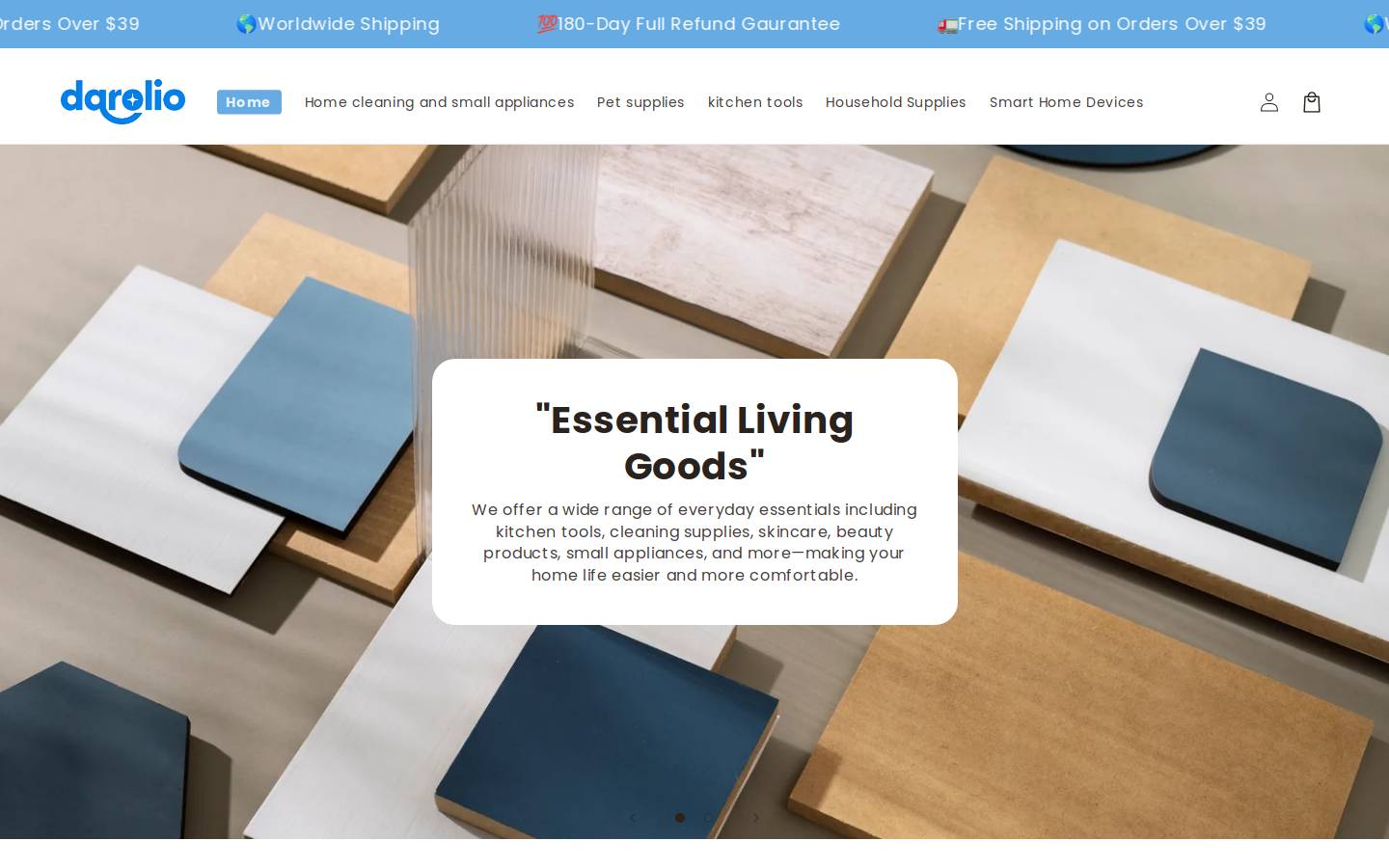 darolio.com homepage screenshot