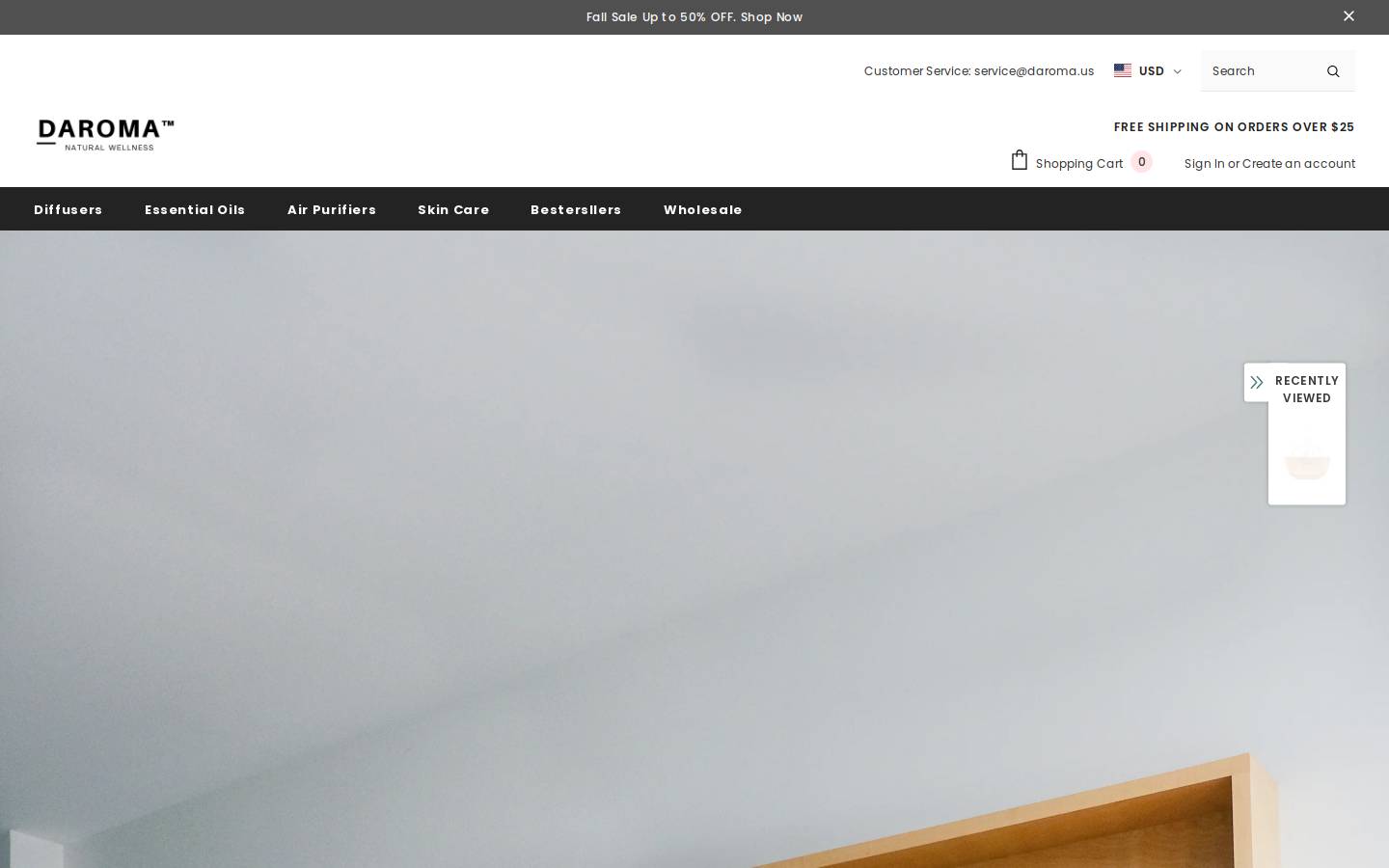 daroma.us homepage screenshot