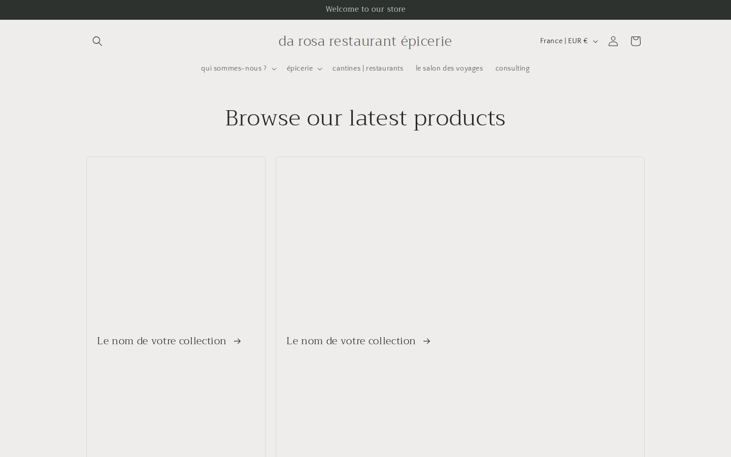 darosa.fr homepage screenshot