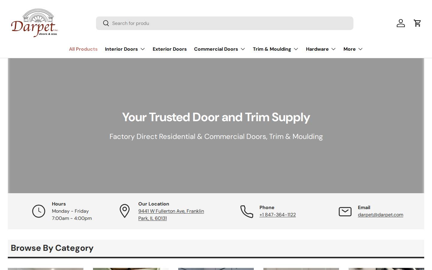 darpet.com homepage screenshot