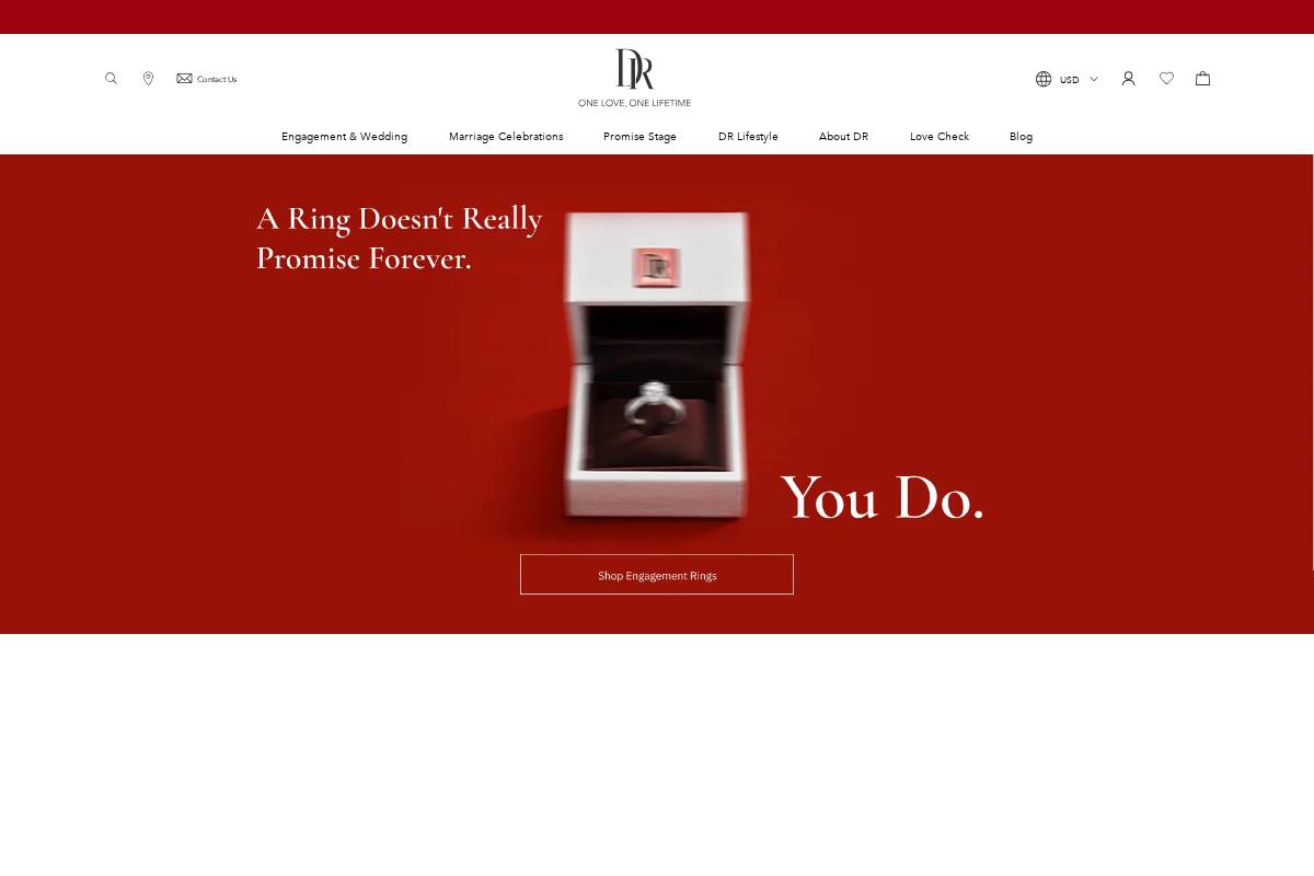 darryring.com homepage screenshot