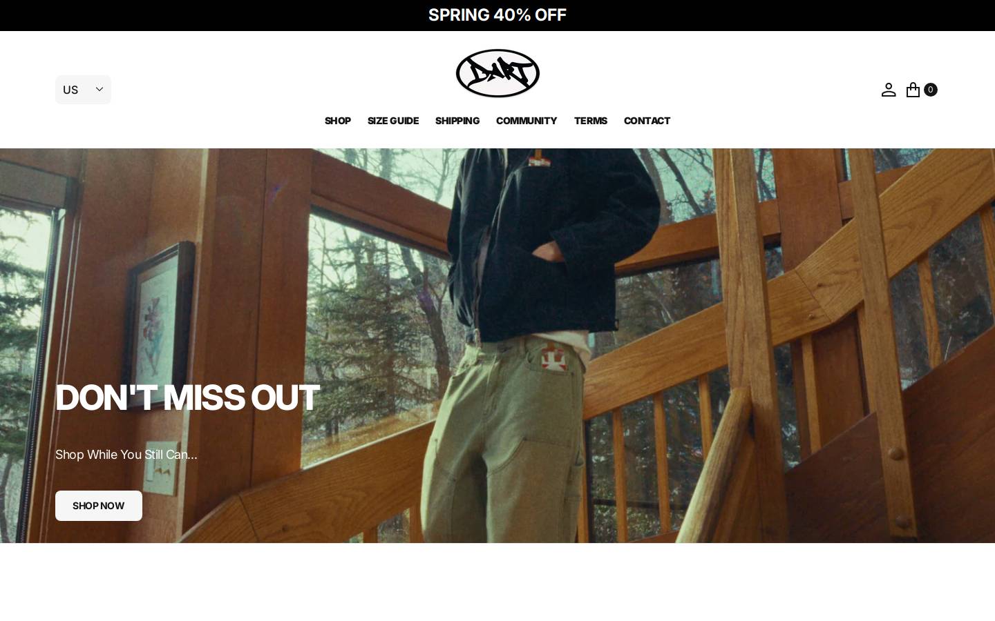 Dart Dist homepage screenshot
