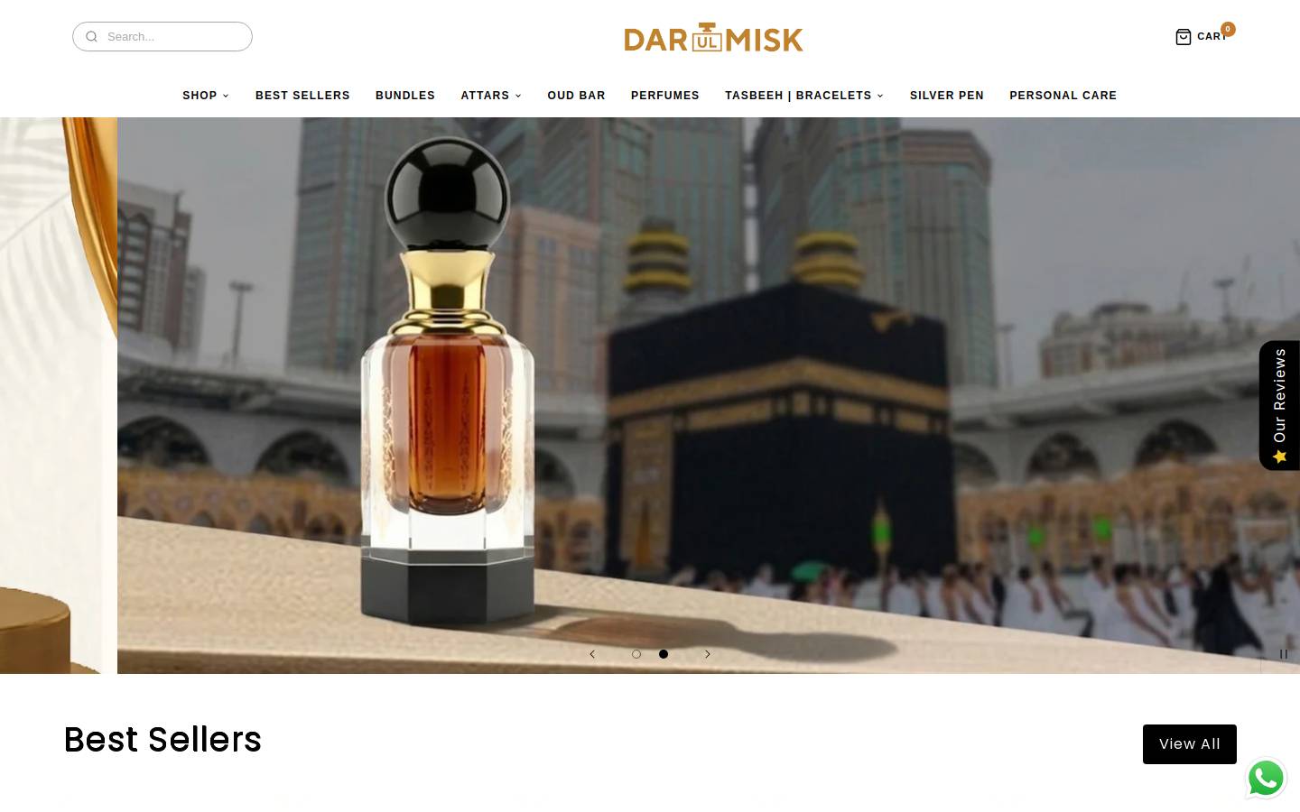 darulmisk.com homepage screenshot
