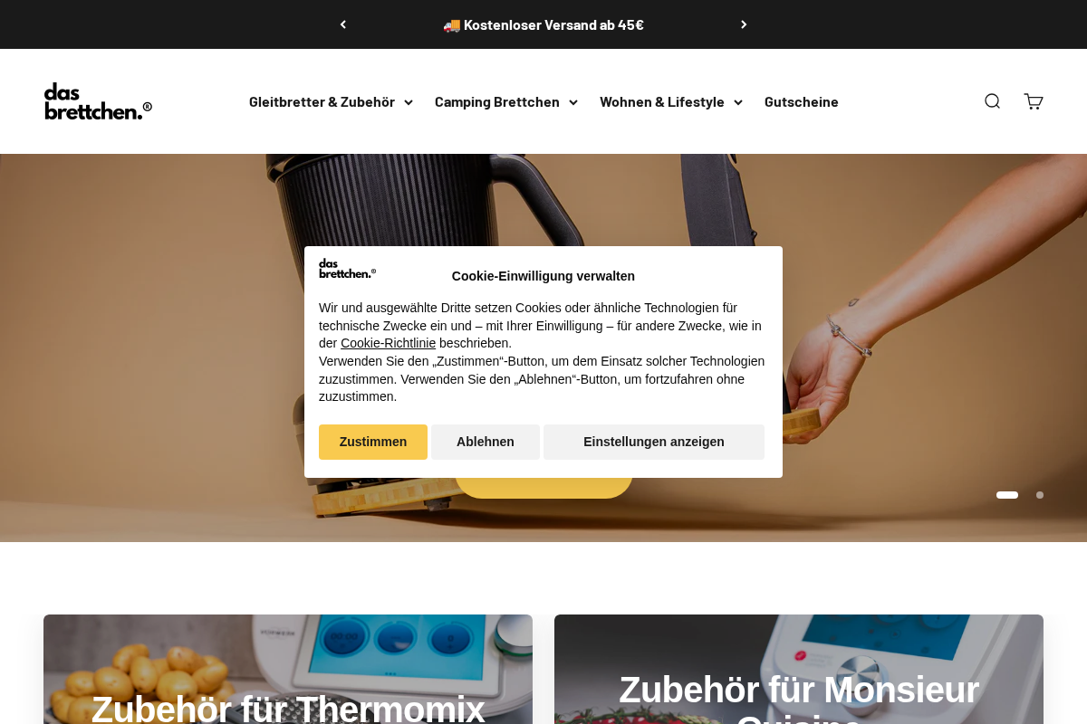 das-brettchen® homepage screenshot