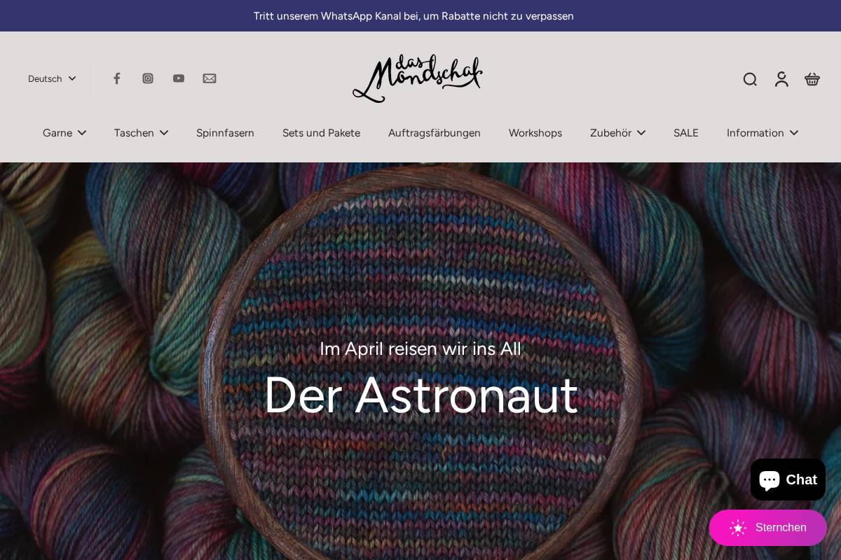 das-mondschaf.de homepage screenshot