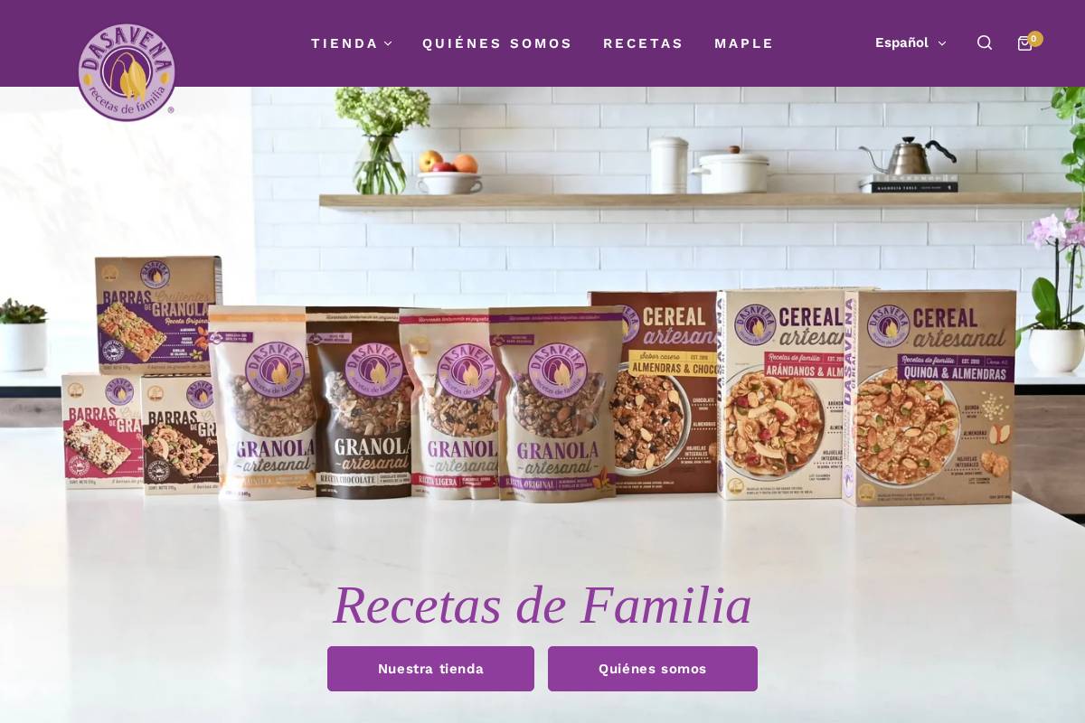 dasavena.com homepage screenshot