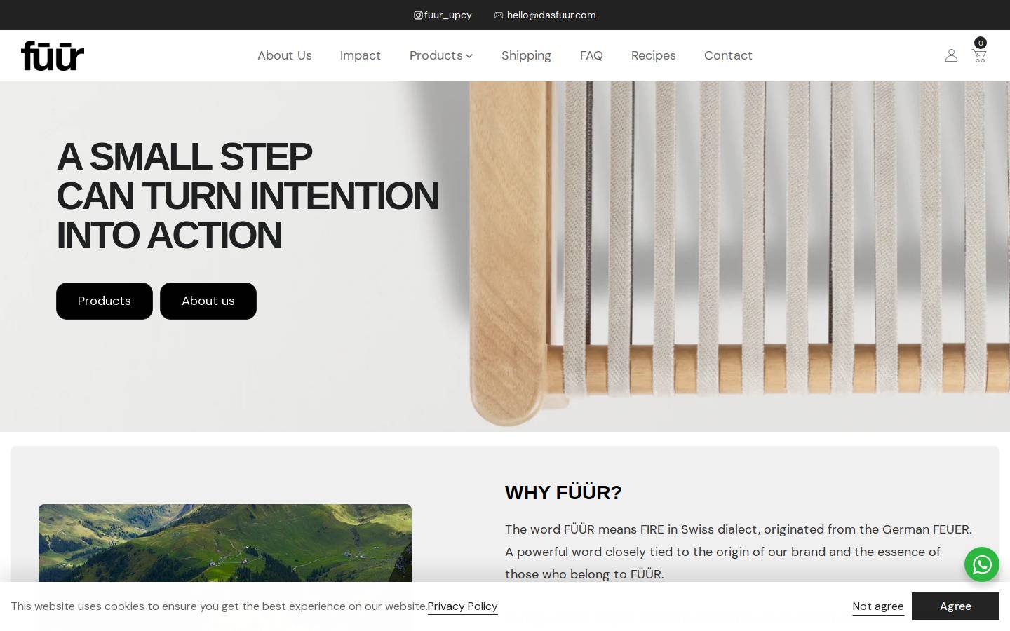 dasfuur.com homepage screenshot