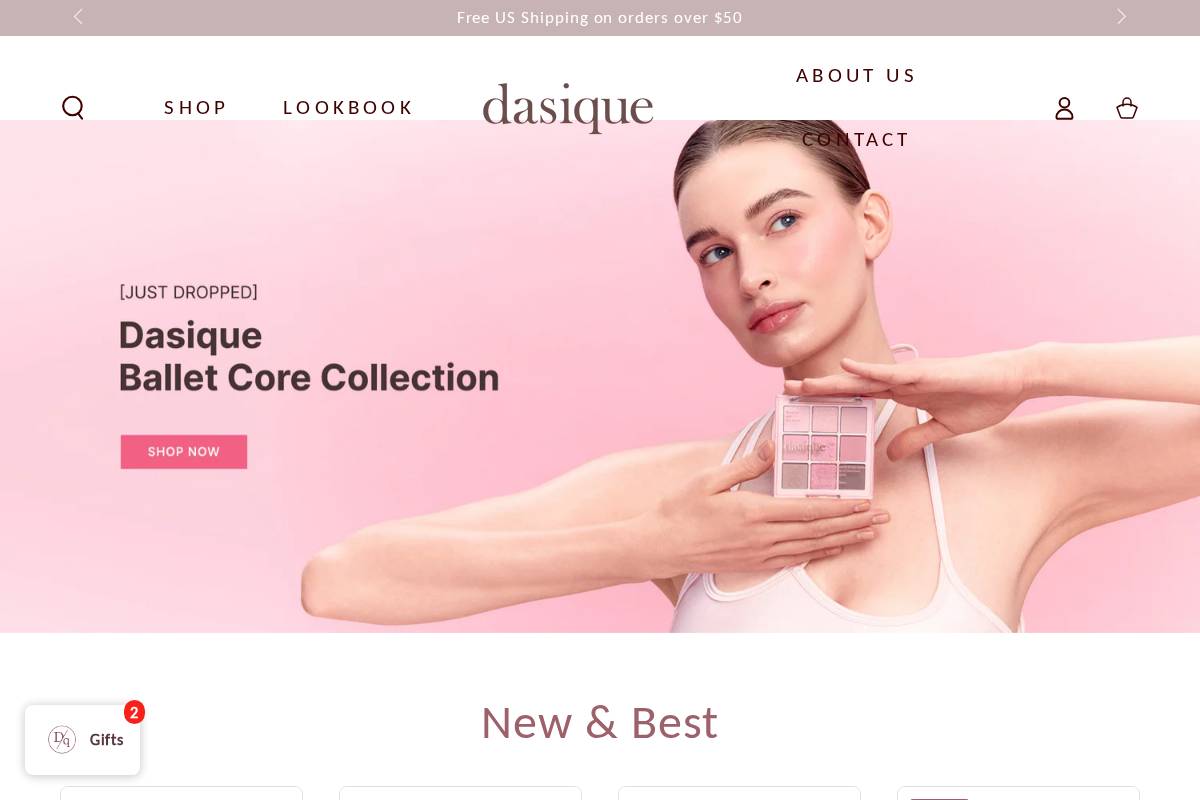 dasique.com homepage screenshot