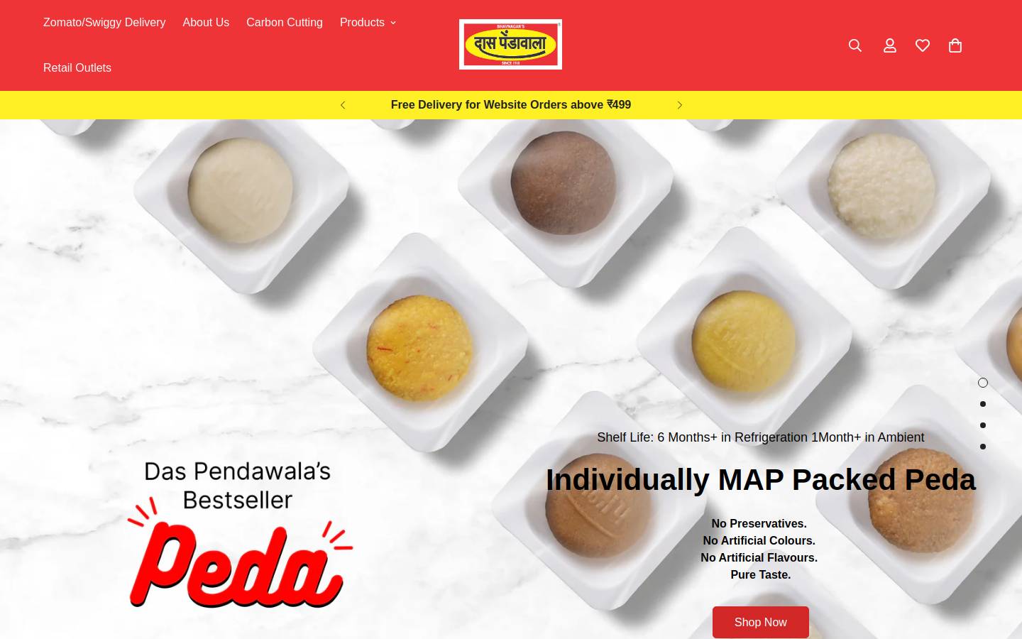 daspendawala.com homepage screenshot