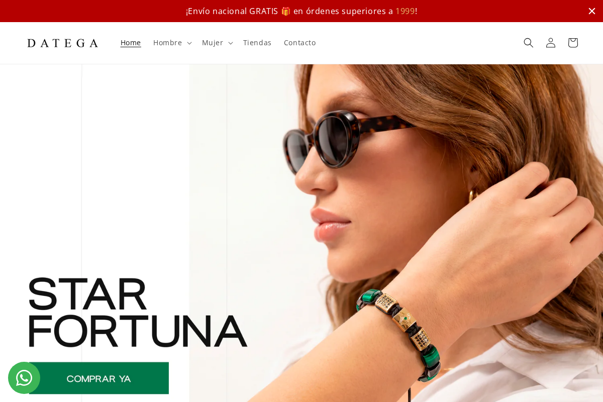 D A T E G A ® homepage screenshot