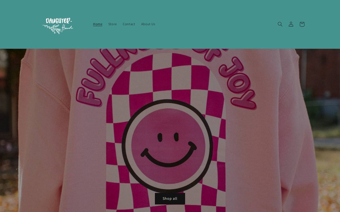 daughter-hood.com homepage screenshot