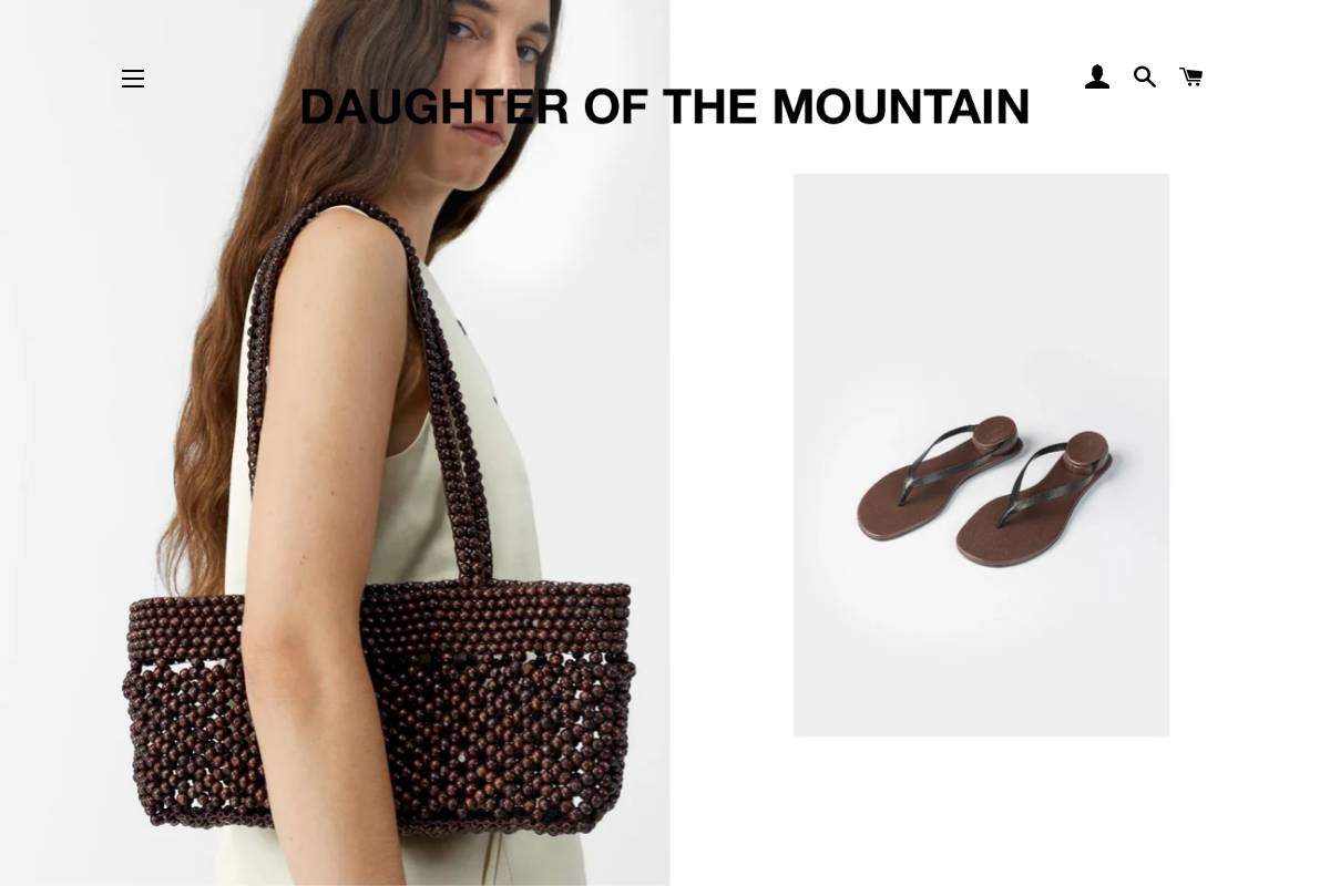 daughterofthemountain.com homepage screenshot