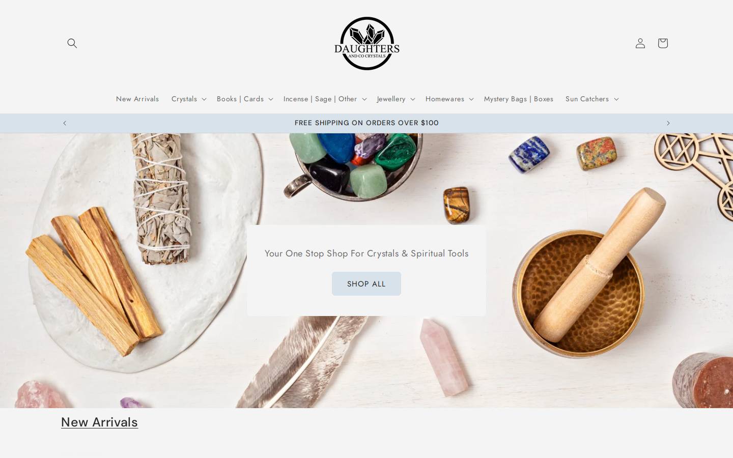 daughtersandco.co.nz homepage screenshot