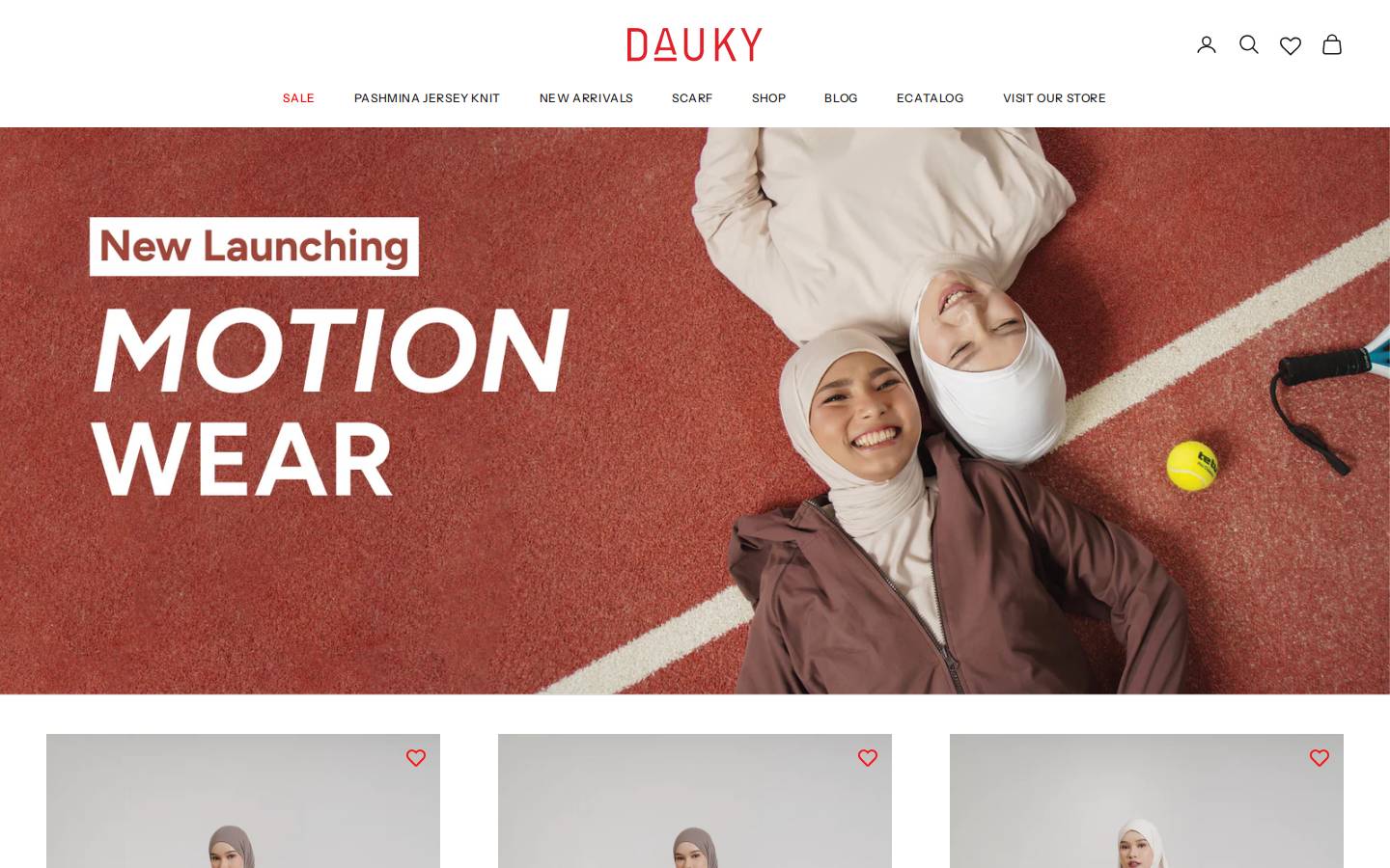 dauky.co.id homepage screenshot