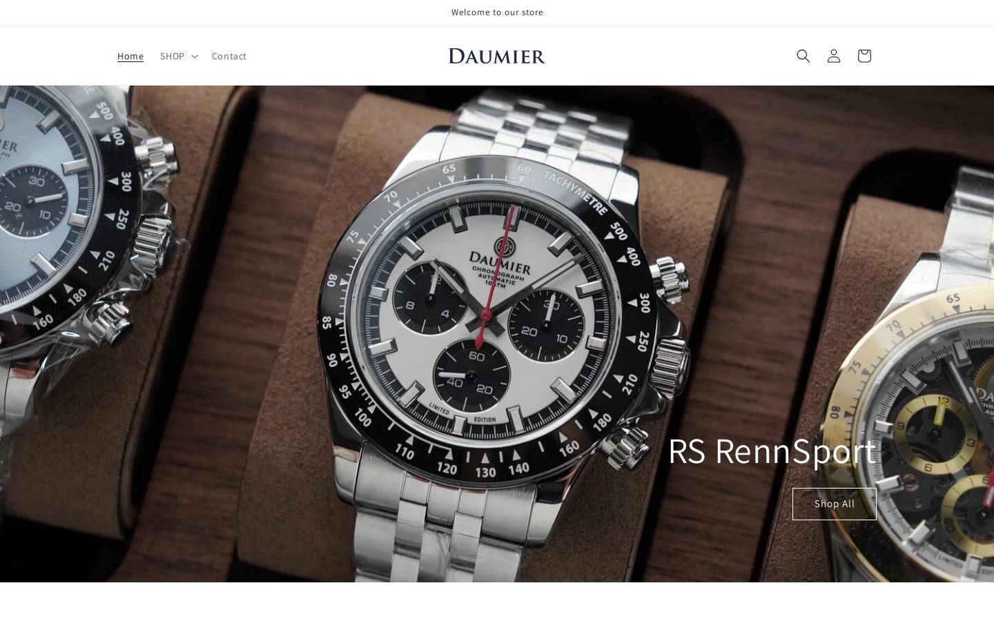 daumier.watch homepage screenshot