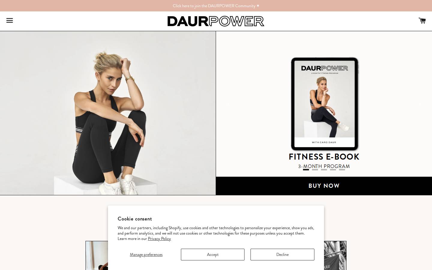 daurpower.com homepage screenshot