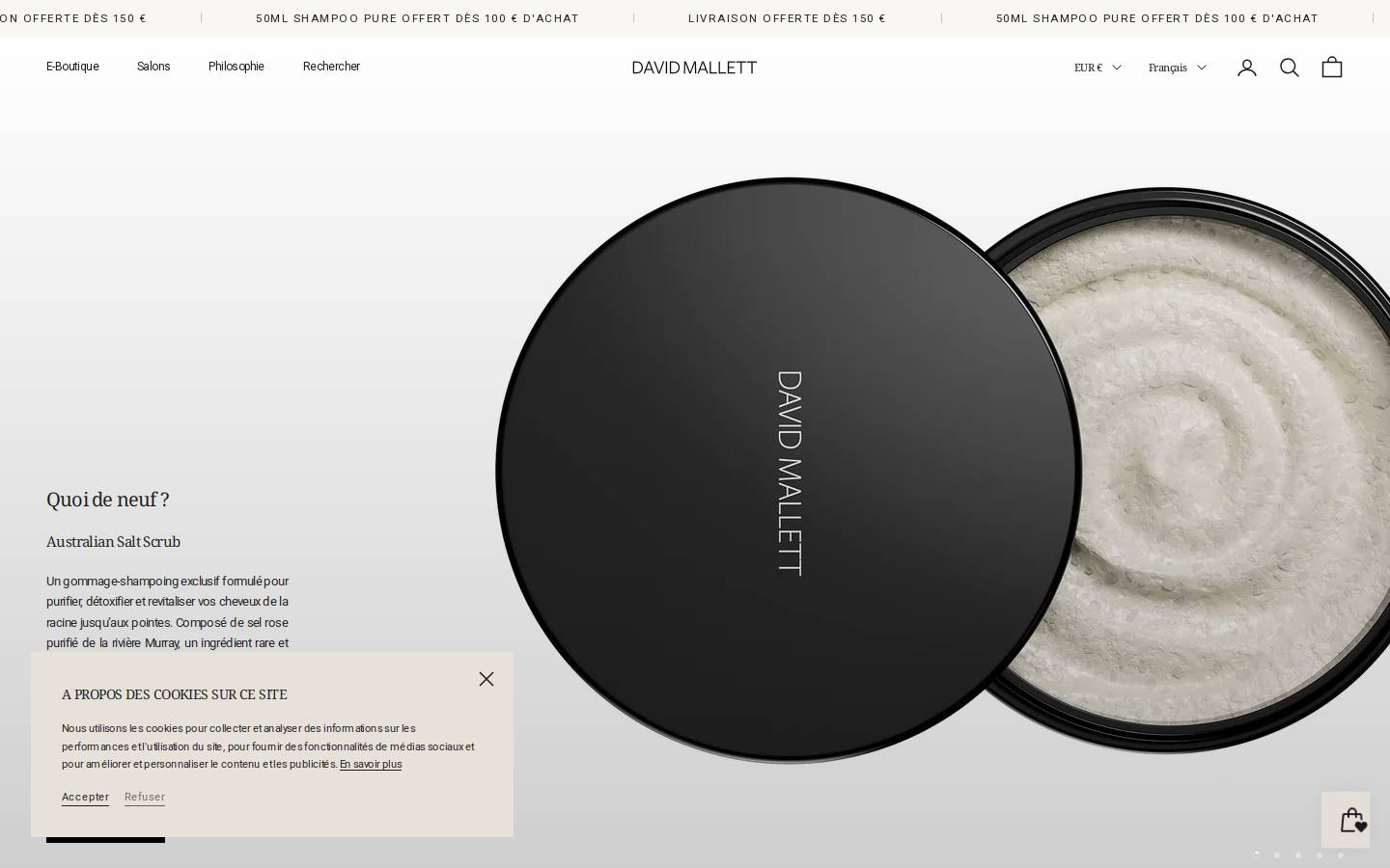 David Mallett homepage screenshot