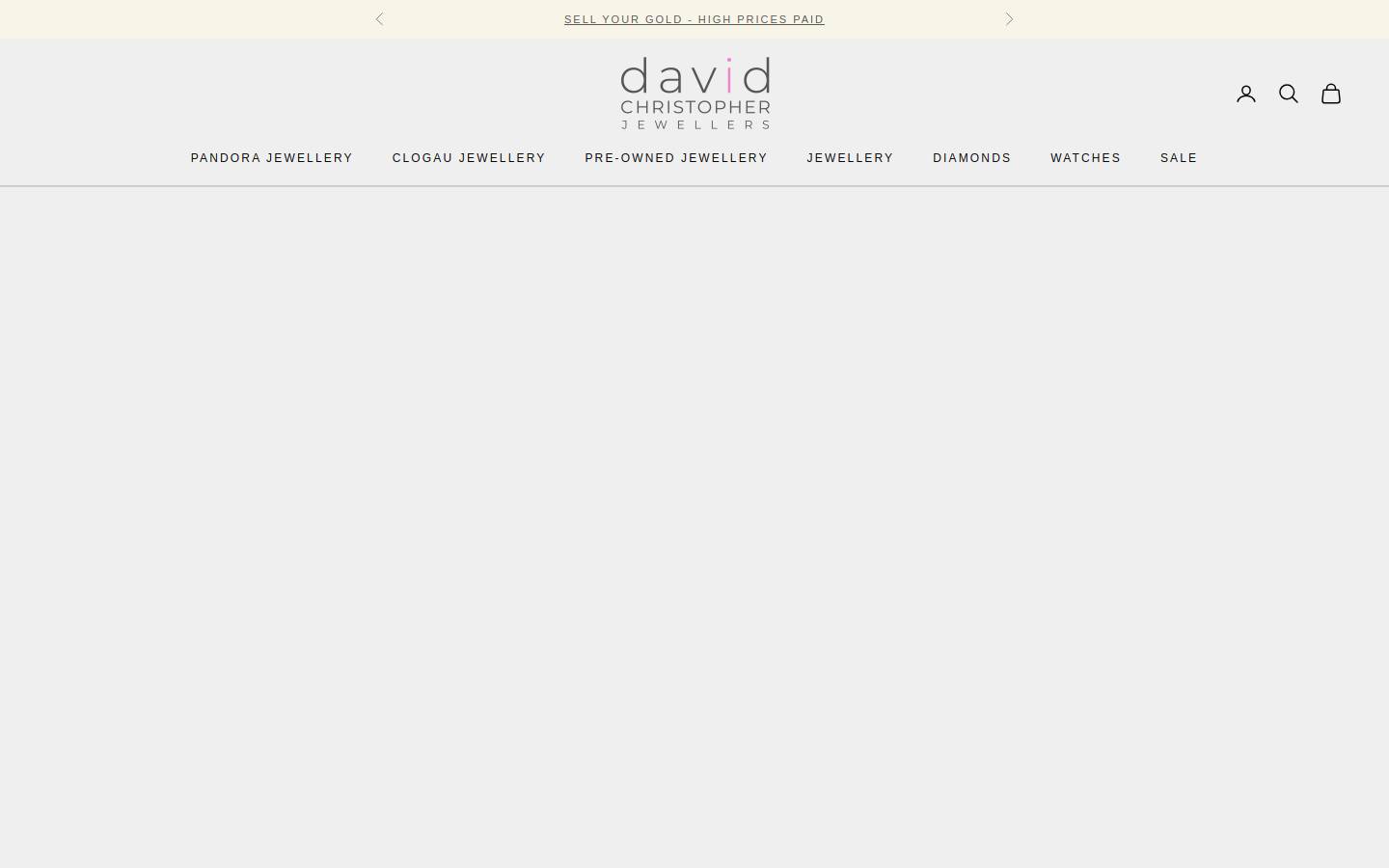 David Christopher Jewellers homepage screenshot