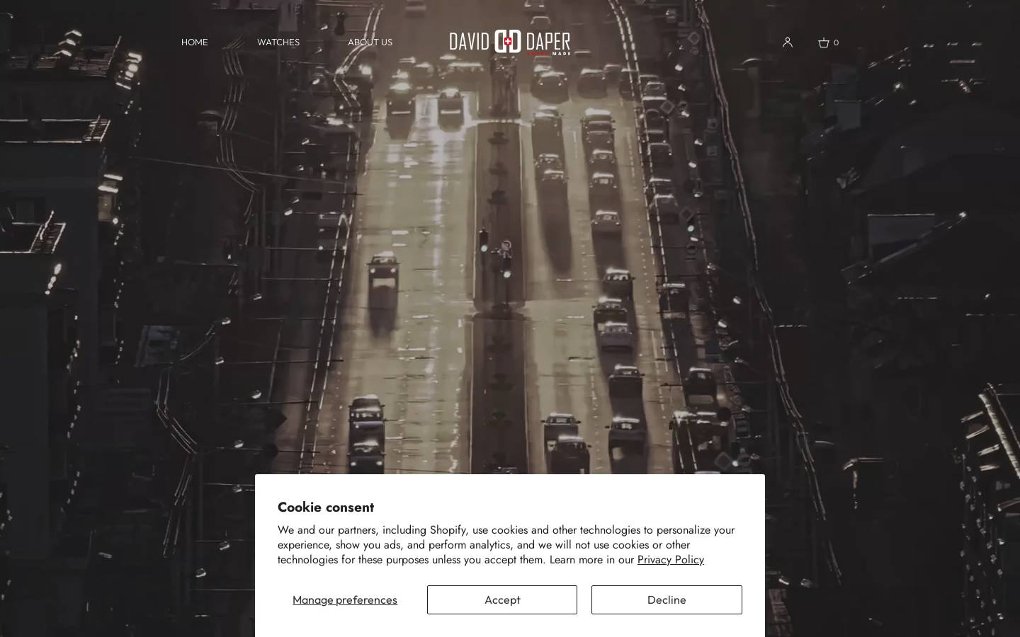 DAVID DAPER homepage screenshot
