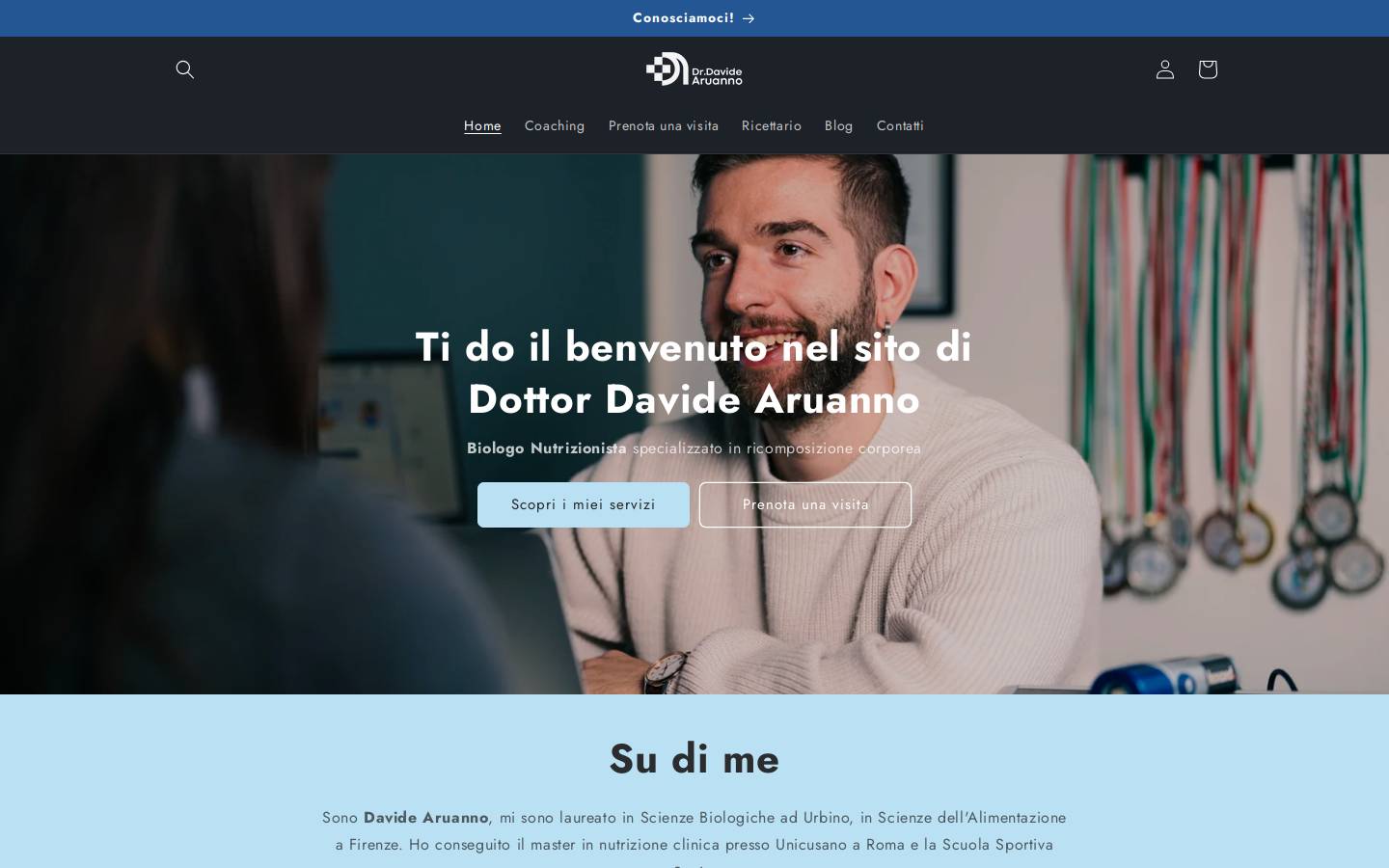 davidearuanno.com homepage screenshot