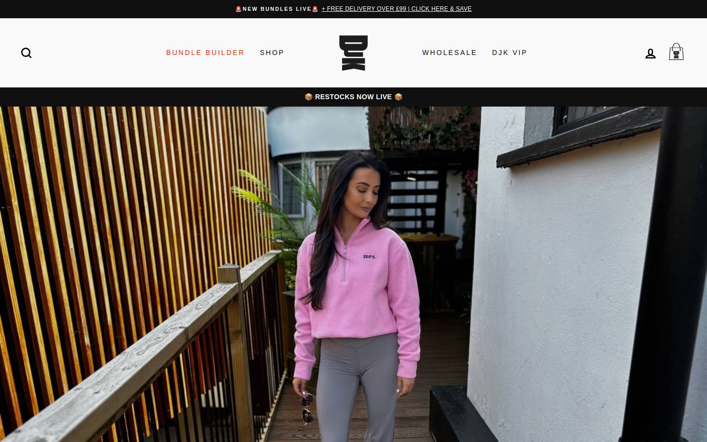 DJK International homepage screenshot