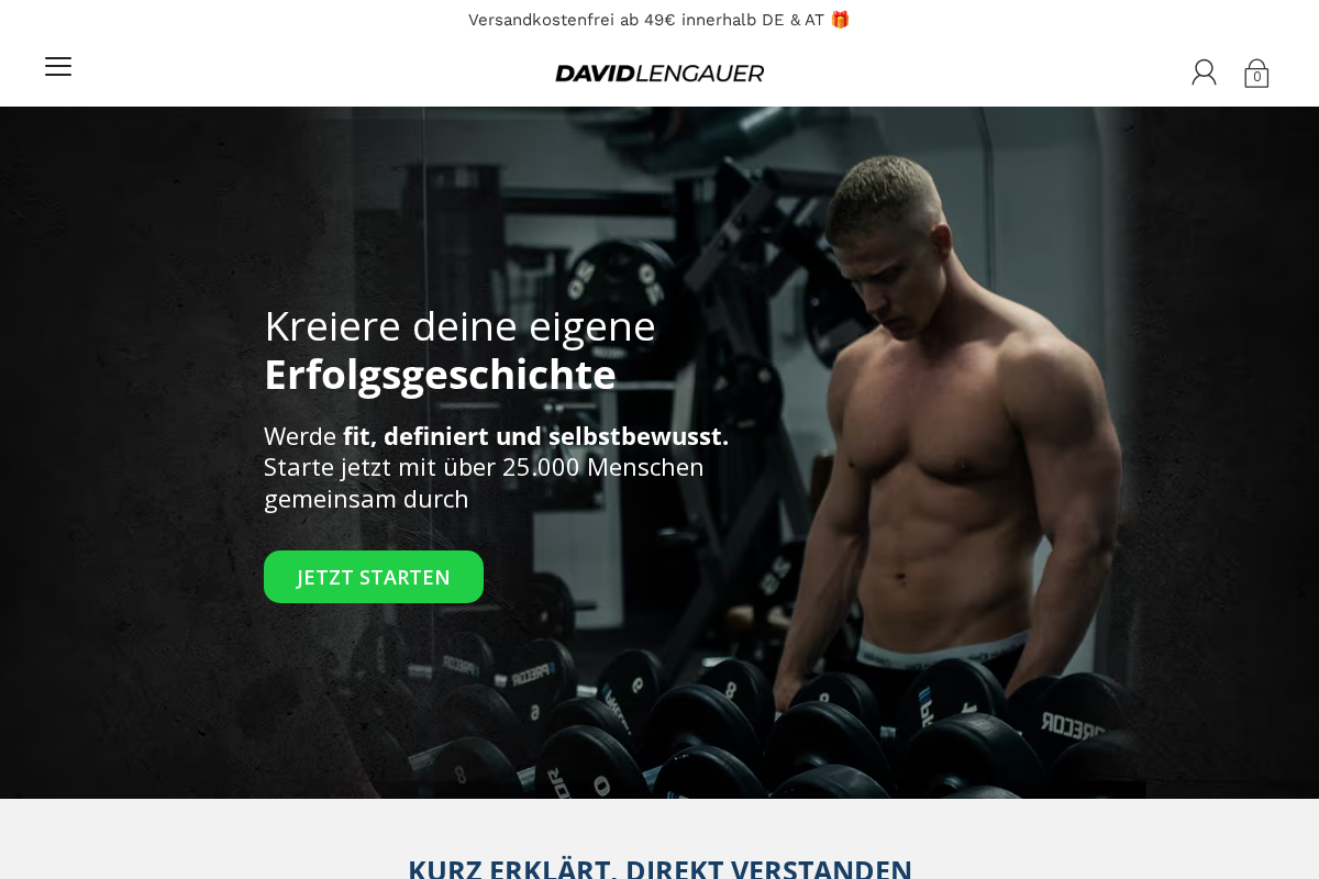 David Lengauer homepage screenshot