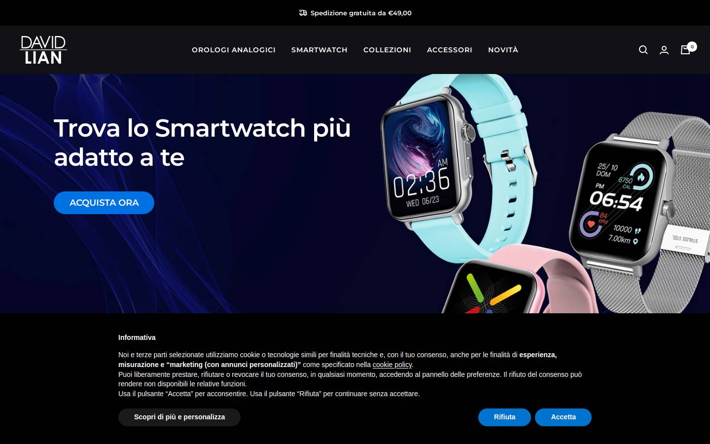 davidlian.com homepage screenshot